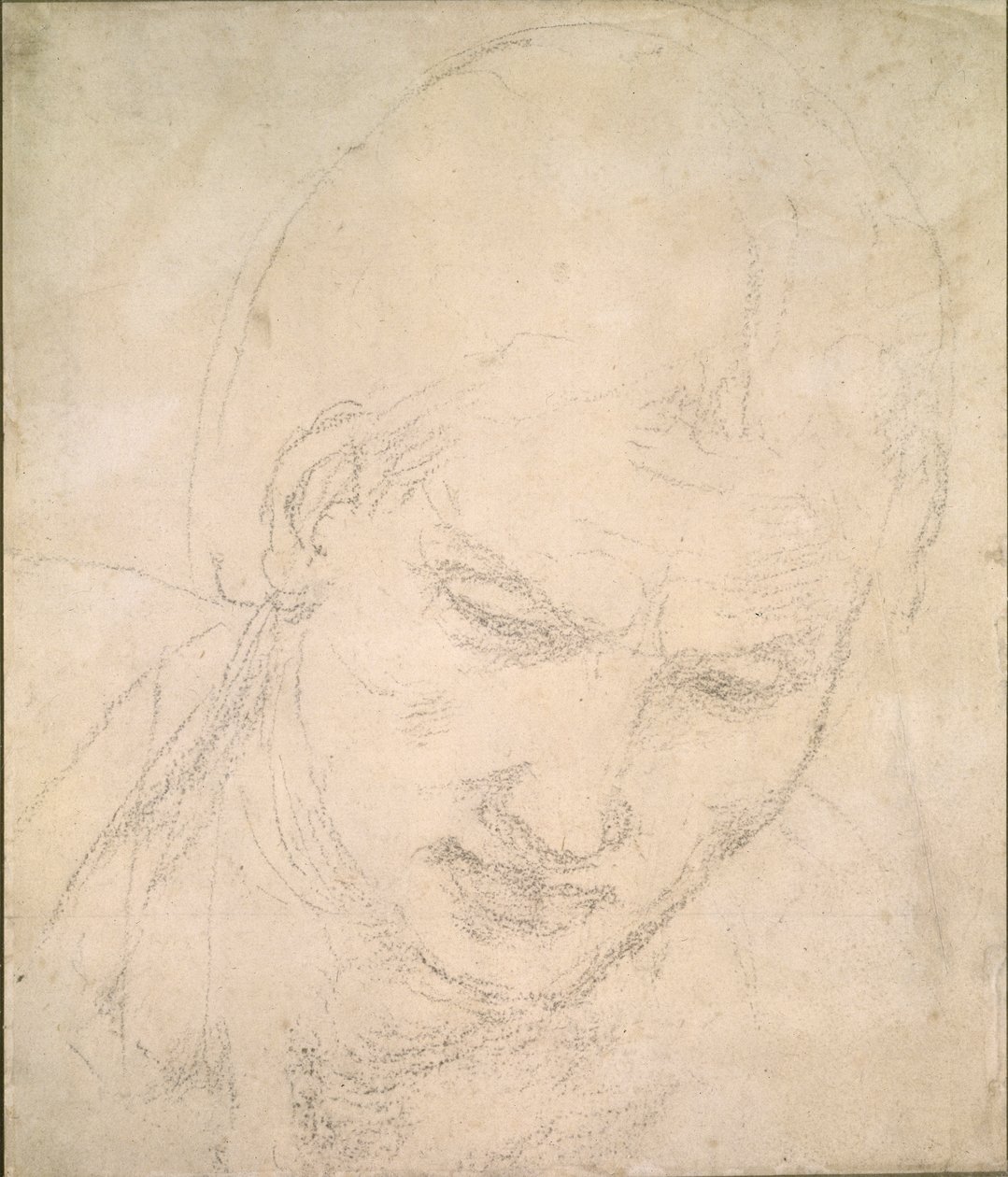 Study of a Head, c1490-1560 tekijältä Michelangelo Buonarroti
