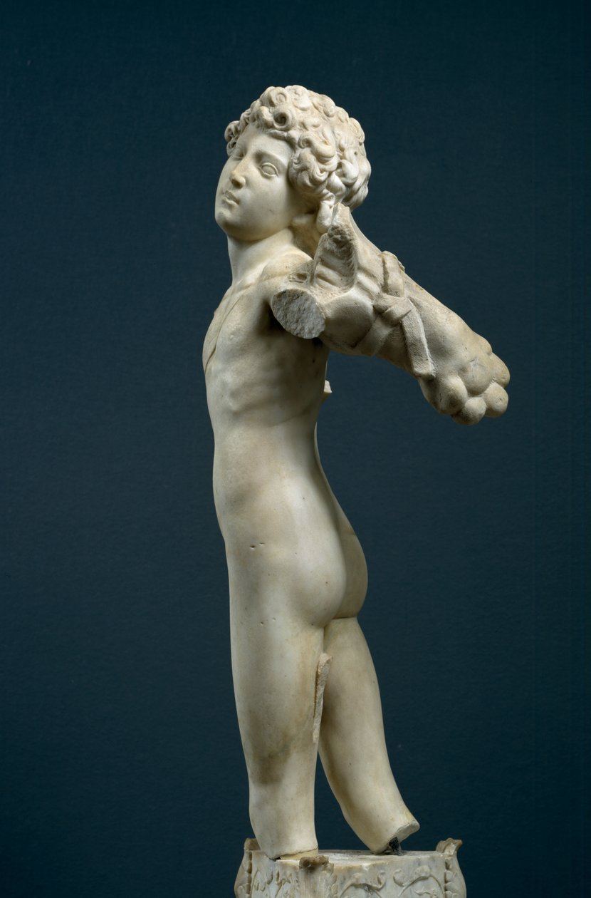 Nuori jousimies, n. 1490 (marmori) tekijältä Michelangelo Buonarroti