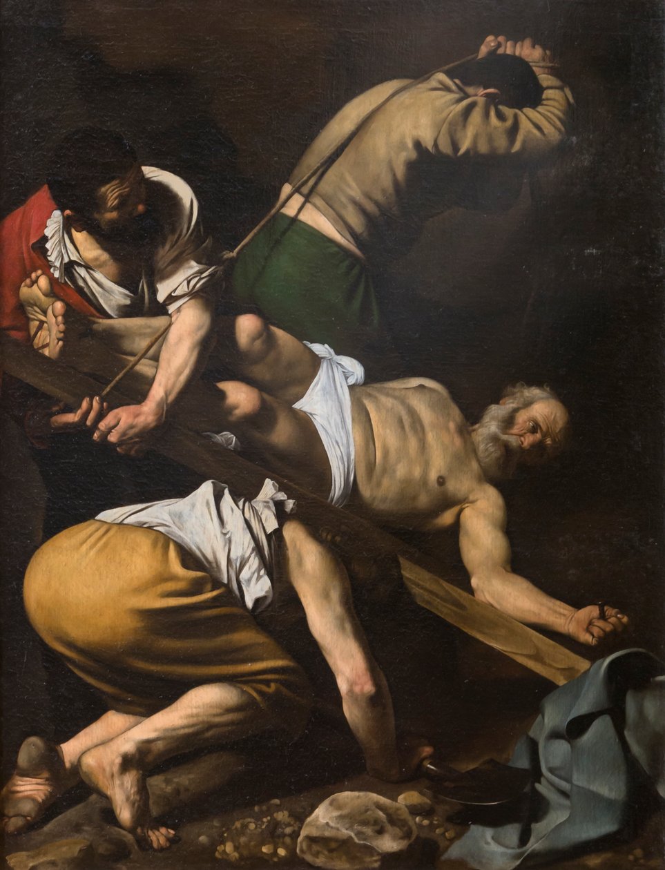 Pyhän Pietarin ristiinnaulitseminen tekijältä Michelangelo Merisi da Caravaggio