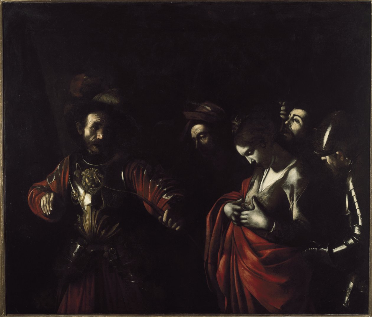Pyhän Ursulan marttyyrikuolema tekijältä Michelangelo Merisi da Caravaggio