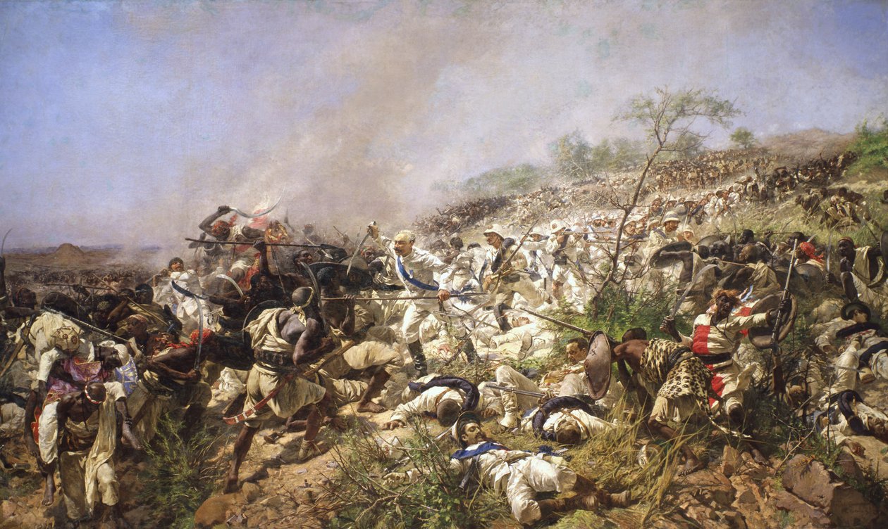 Dogalin taistelu, 1896 tekijältä Michele Cammarano