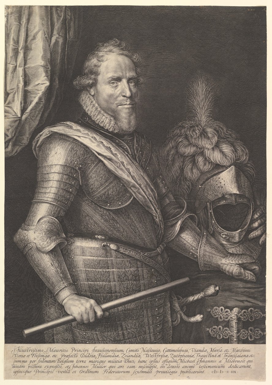 Orangen prinssi Maurits, 1608. tekijältä Michiel Jansz van Miereveld