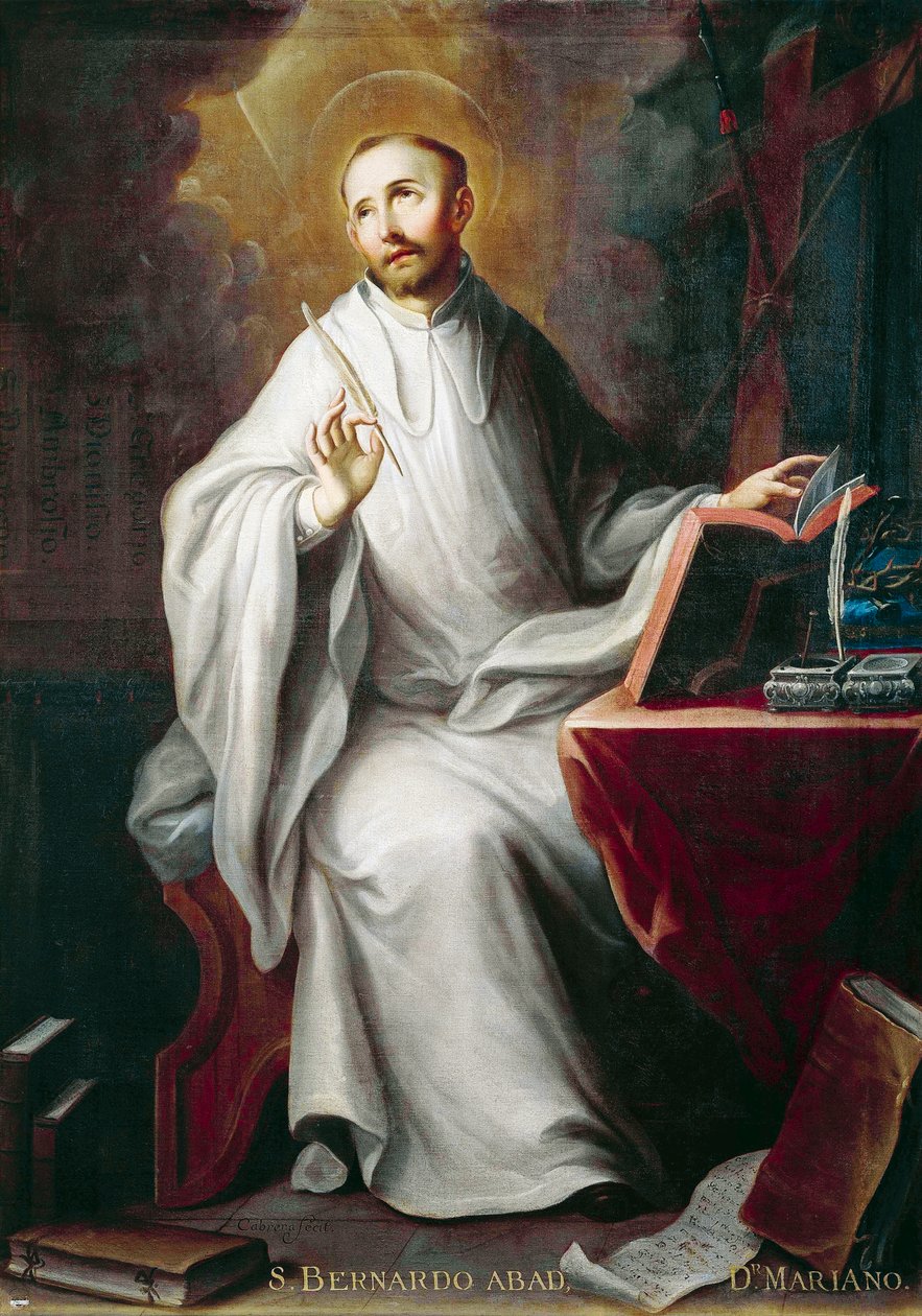 St Bernard, Miguel Cabrera (1695-1768) tekijältä Miguel Cabrera