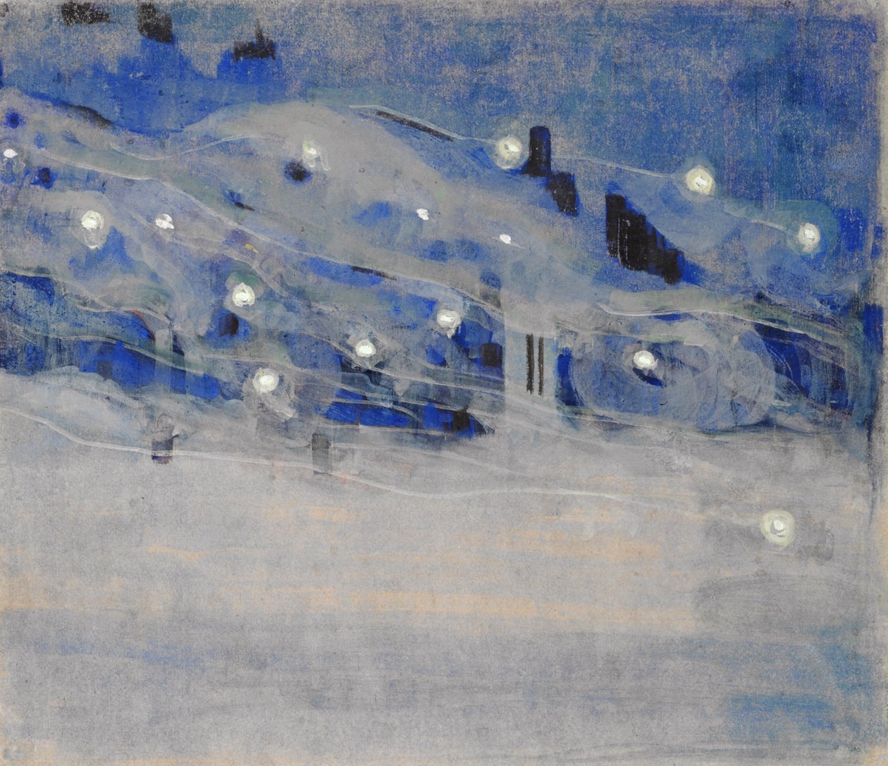 Sparks III, 1906. tekijältä Mikalojus Konstantinas Čiurlionis