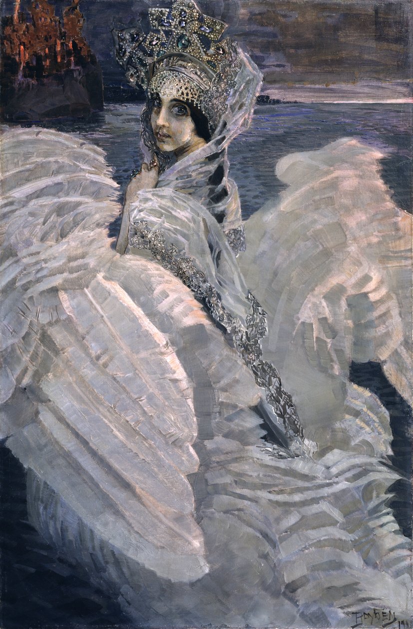 Prinsessa Swan, 1900 tekijältä Mikhail Aleksandrovich Vrubel