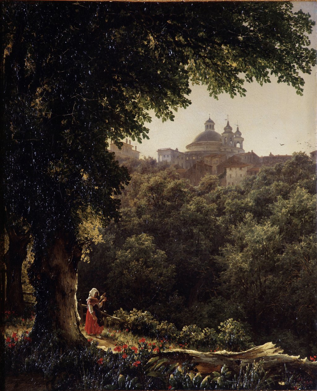 Ariccia lähellä Roomaa, 1836 tekijältä Mikhail Ivanovich Lebedev