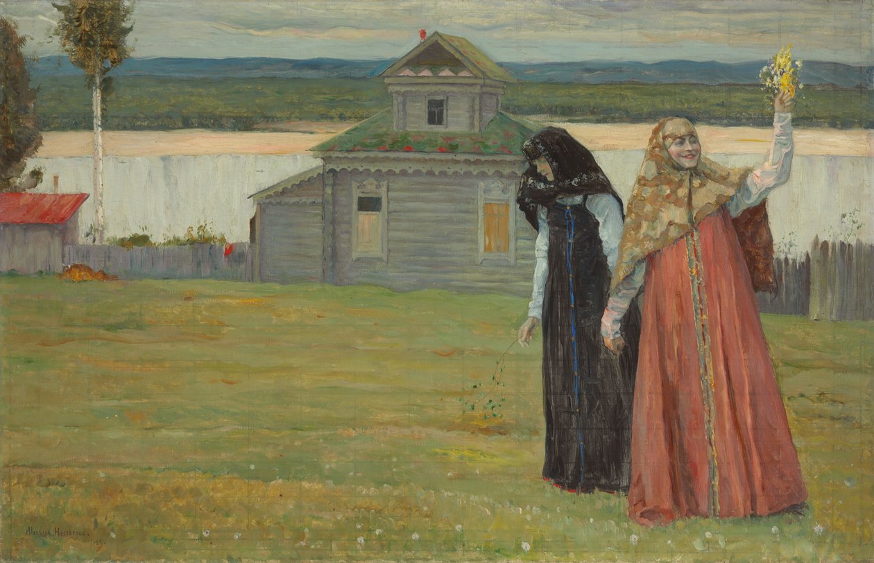 Kaksi siskoa tekijältä Mikhail Vasilievich Nesterov
