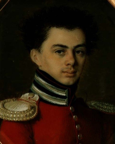Muotokuva Nikolai Shepelevistä (s.1798) tekijältä Mikhail Zatsepin