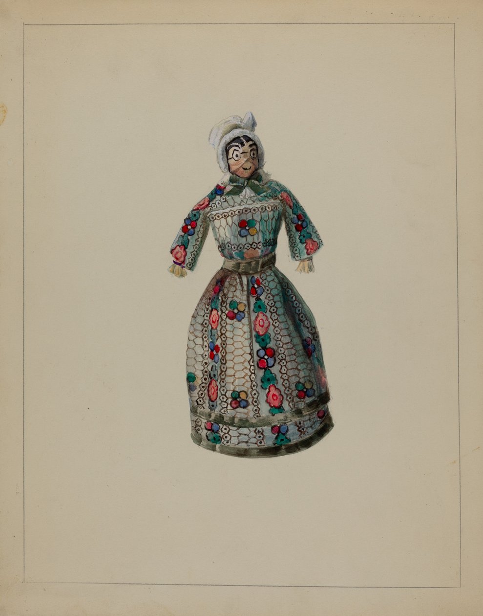 Nukke, c. 1936. tekijältä Mina Lowry