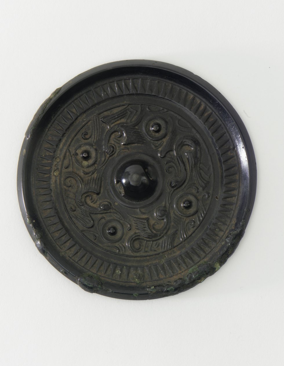 Fragmentti patsaasta tekijältä Ming Dynasty Chinese School