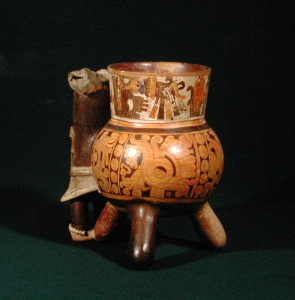 Kolmijalkainen ruukku (keraaminen) tekijältä Mixtec Puebla Mixtec Puebla
