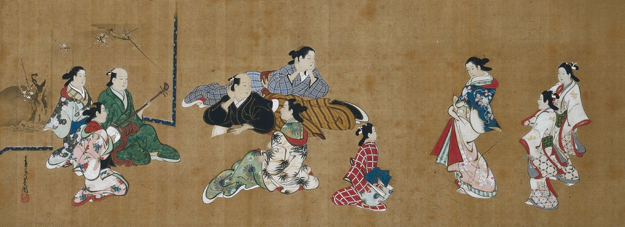 Entertainment Scene tekijältä Miyagawa Chōshun