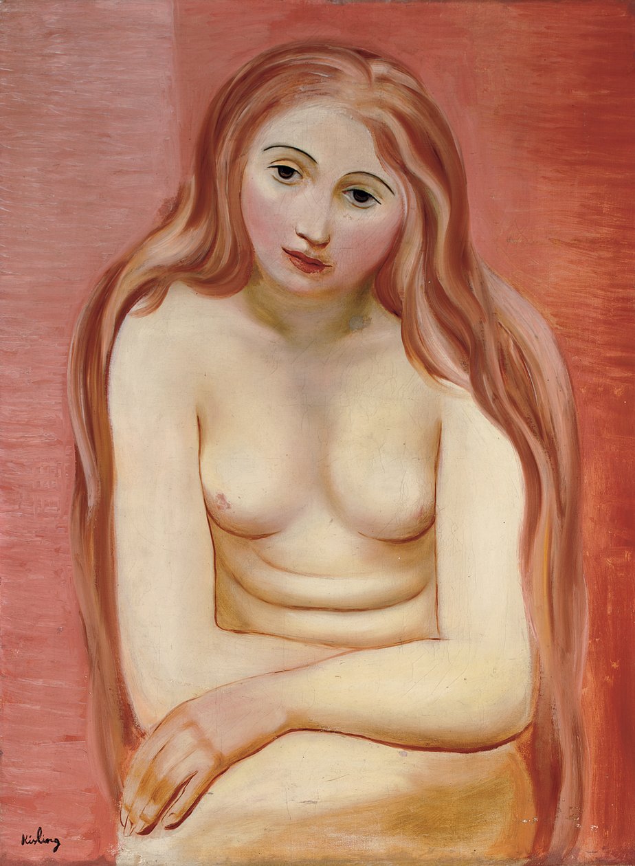 Istuva alaston; Nu assis tekijältä Moise Kisling