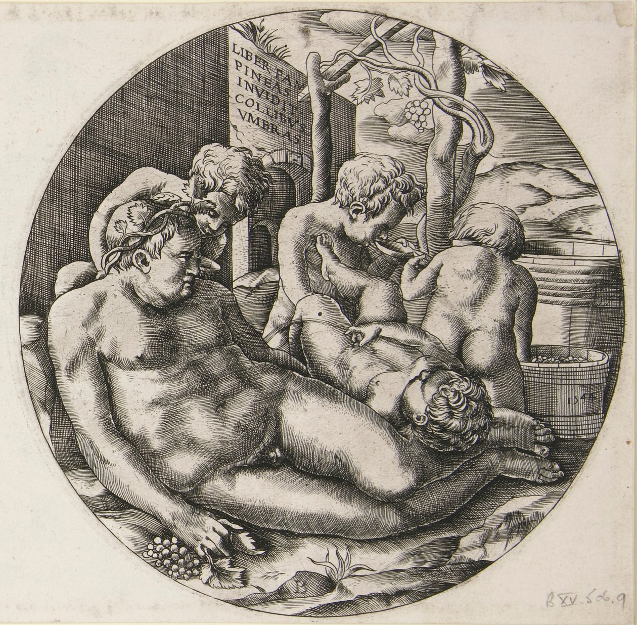 Bacchus ja Putti tekijältä Monogrammist B