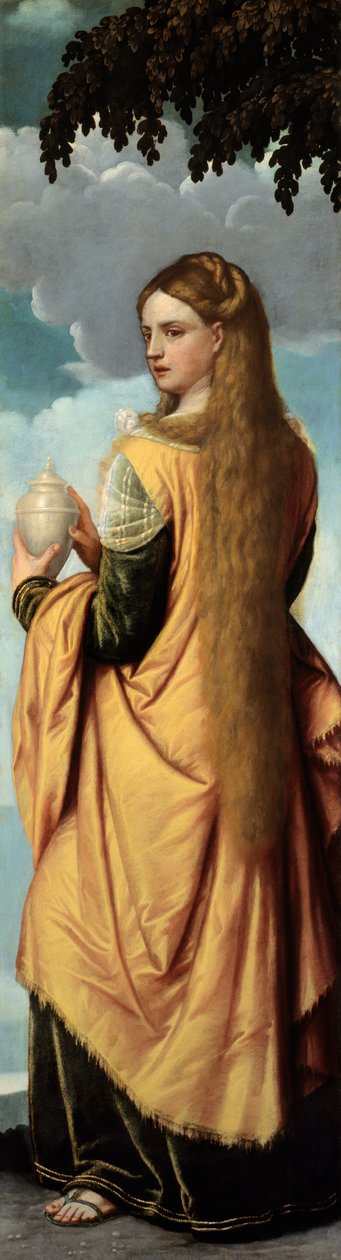Maria Magdaleena, 154050. tekijältä Moretto da Brescia