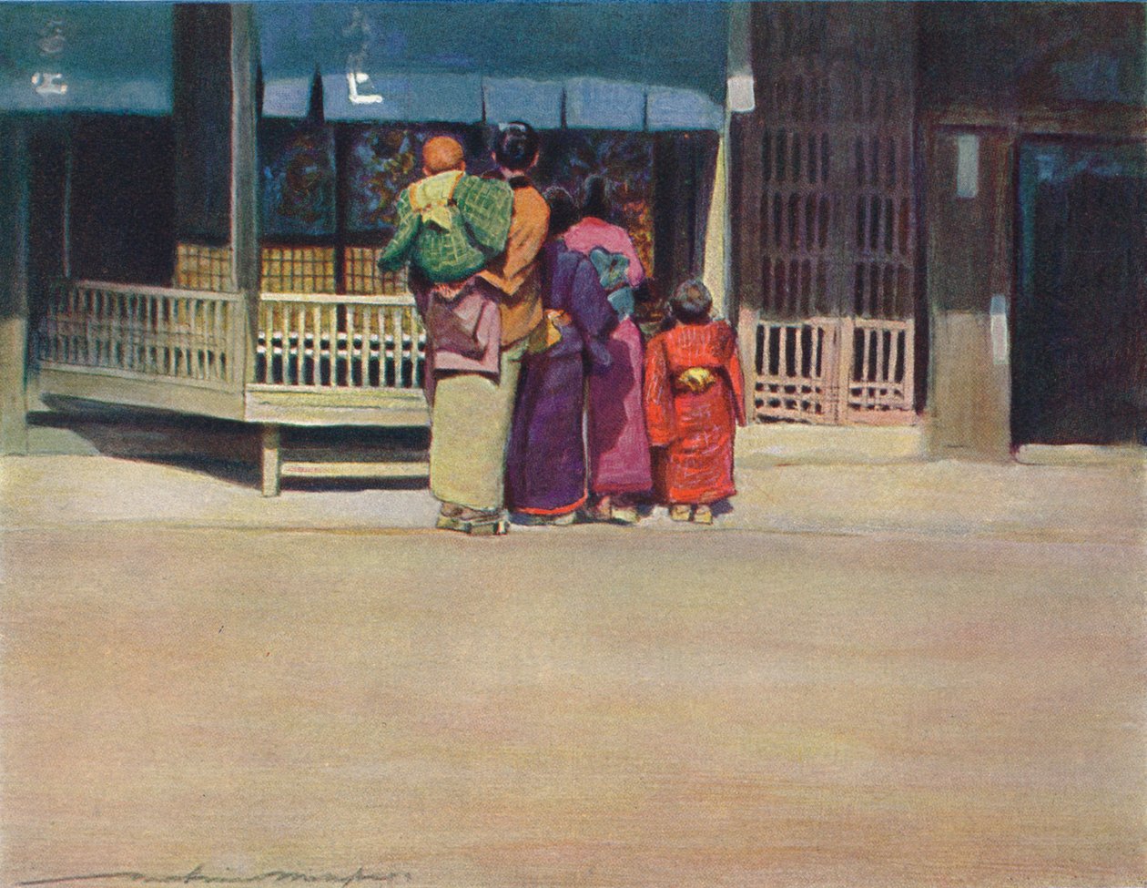 "Perheryhmä", c1887, 1901 tekijältä Mortimer L Menpes