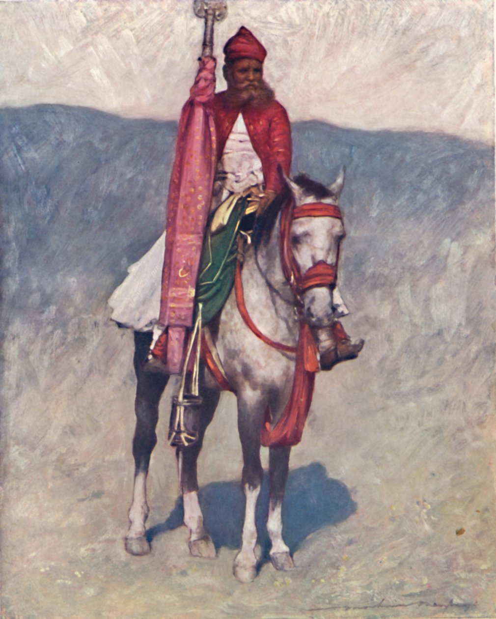 Jaipur Horseman, 1903 tekijältä Mortimer L Menpes