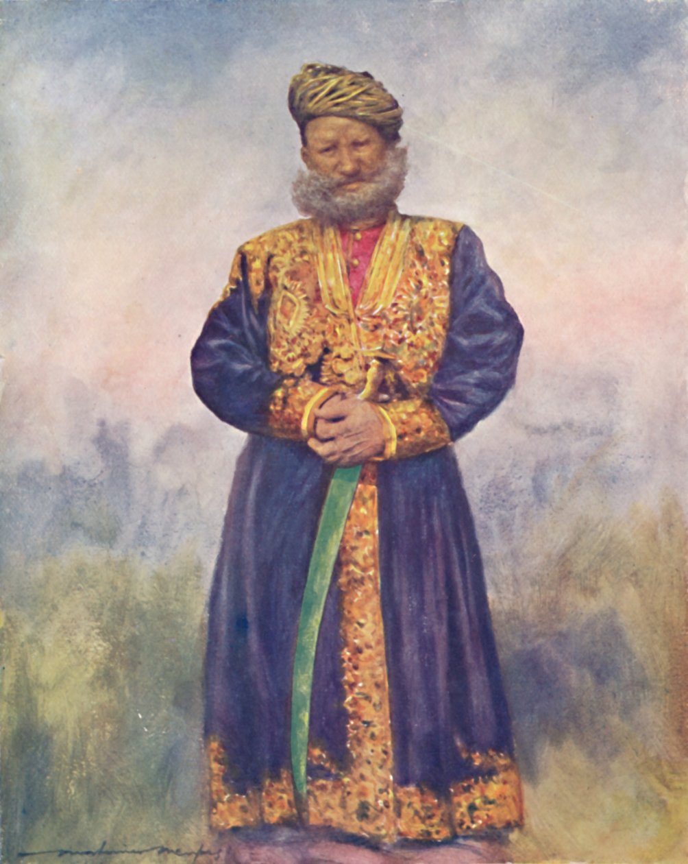 Rajgarhin Rajput, 1903 tekijältä Mortimer L Menpes