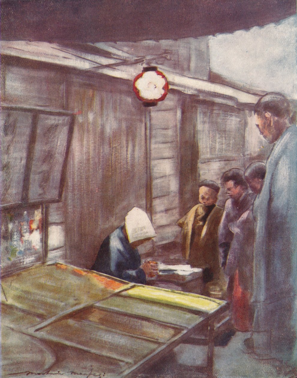 "A Sweet-Stuff Stall", c1887, 1901 tekijältä Mortimer L Menpes