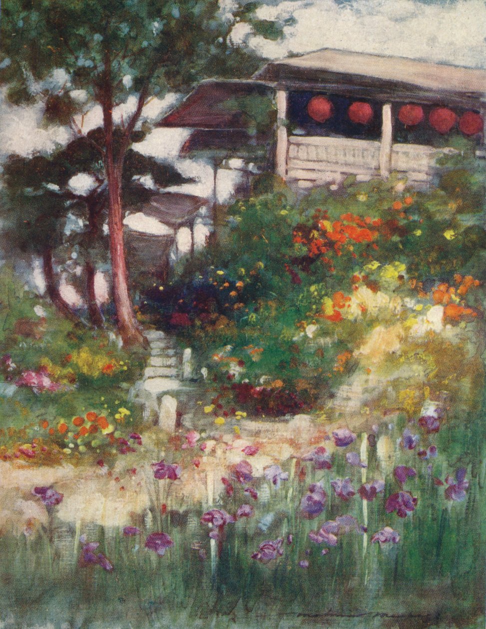 Iris Garden, 1887, 1901 tekijältä Mortimer L Menpes