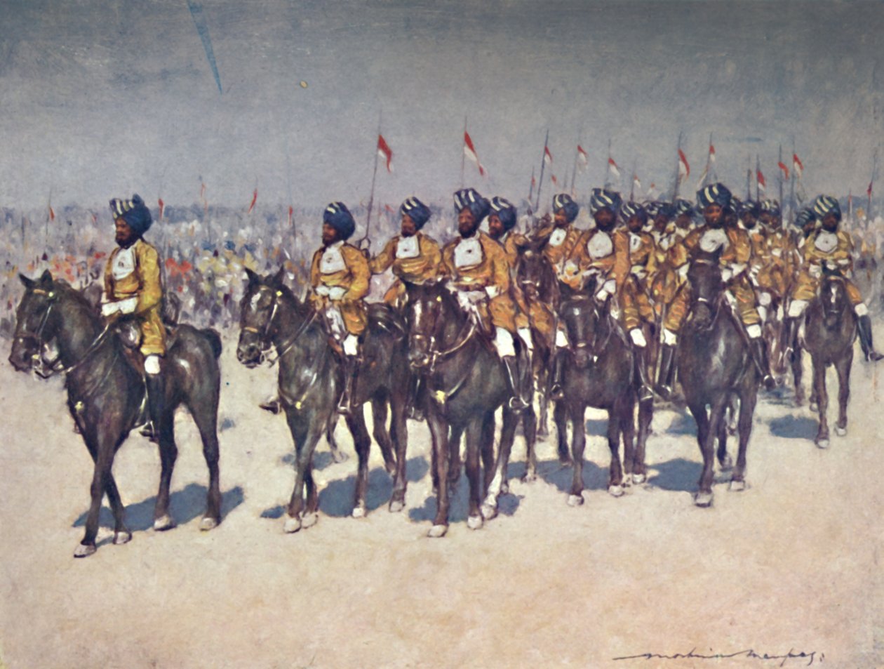 "Bombay Retainers", 1903 tekijältä Mortimer L Menpes