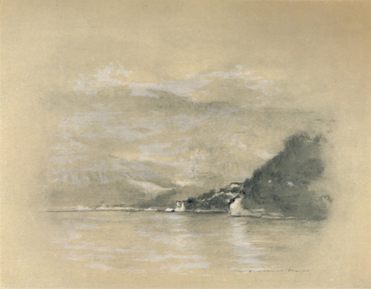 Luzernjärvi, 1903 tekijältä Mortimer L Menpes