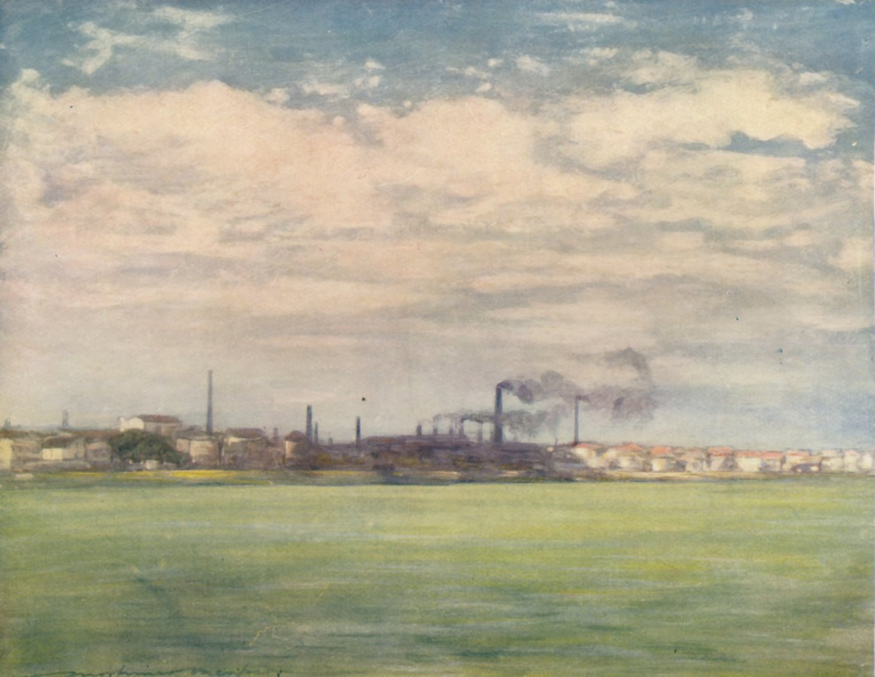 "On The Seine", 1903 tekijältä Mortimer L Menpes