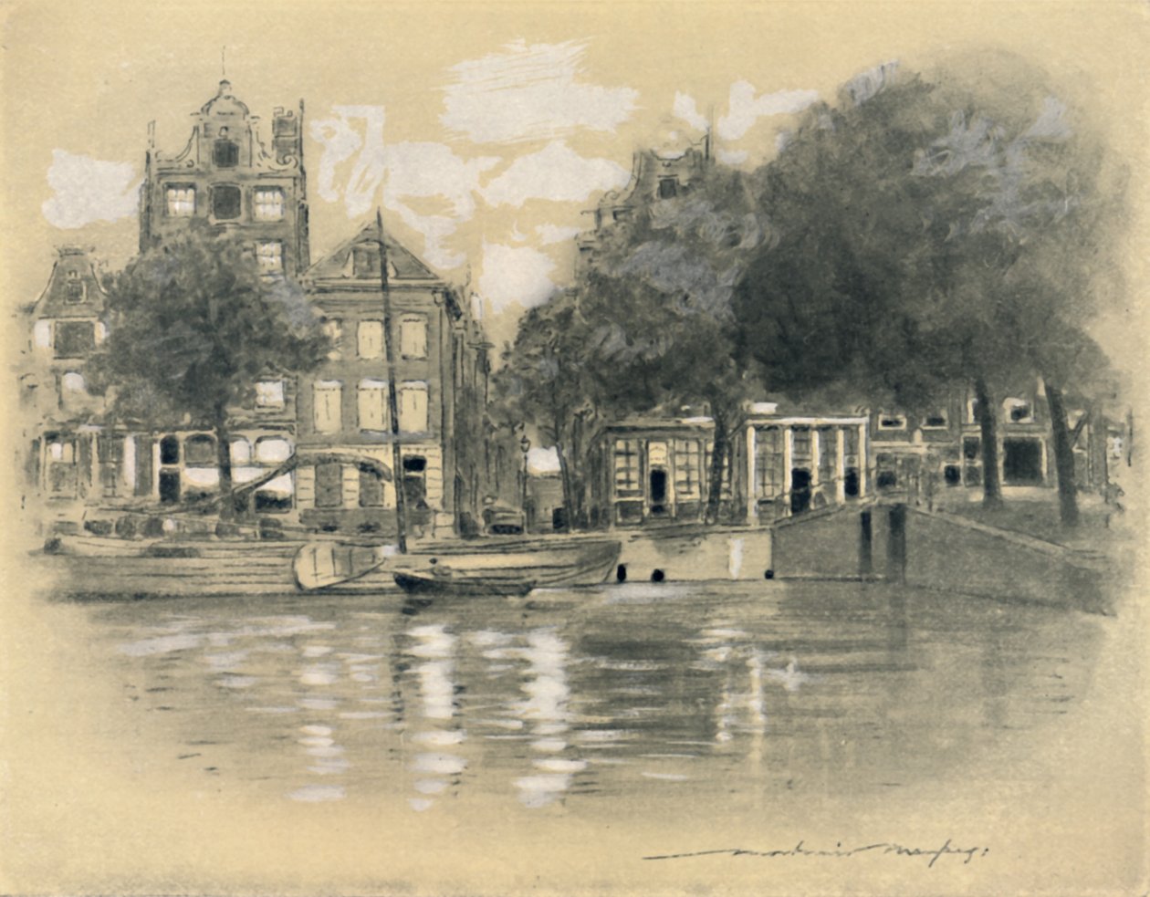 "Rotterdam", 1903 tekijältä Mortimer L Menpes