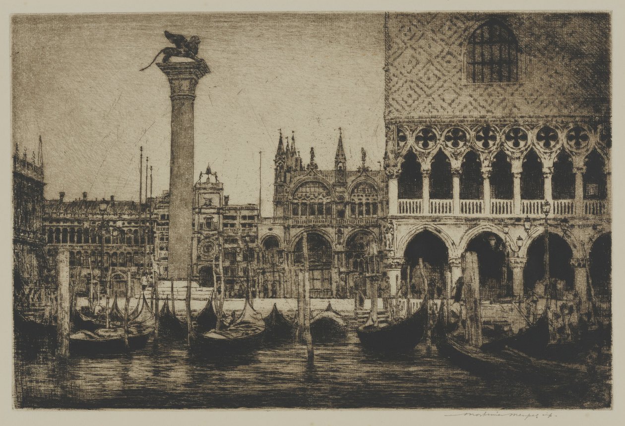 Piazza of St. Mark, Venetsia tekijältä Mortimer Menpes