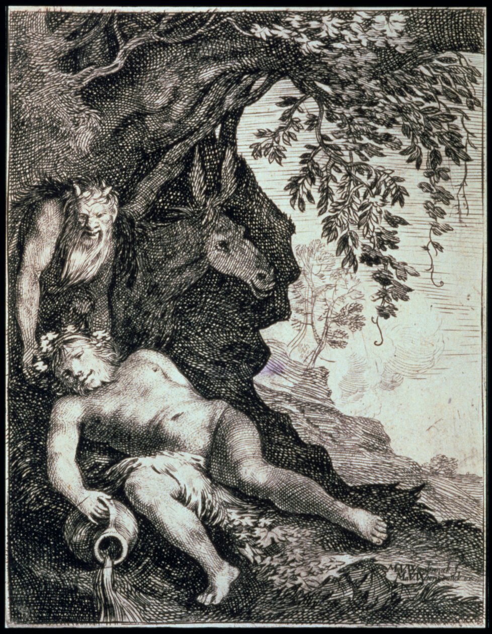 "Jumala Silenus", 1600-luku tekijältä Moses van Uyttenbroeck