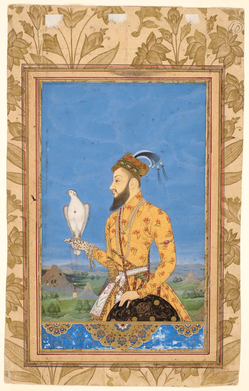 Prinssi Azam Shahin muotokuva tekijältä Mughal School