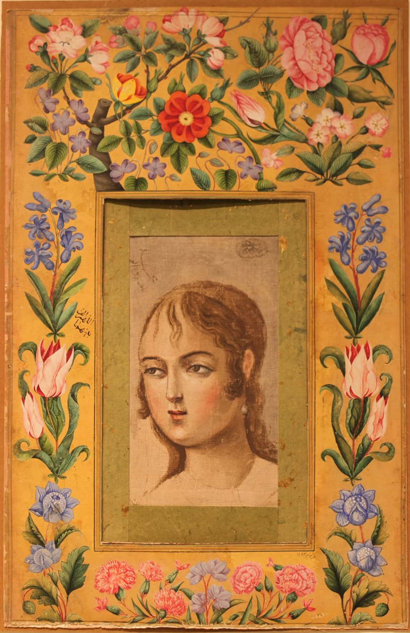 Nuoren kaunokaisen maalaus, Iran, 1740-50-luvut. tekijältä Muhammad Sadiq