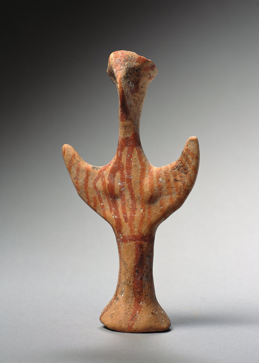 Psi-hahmo, noin 1400-1300 eKr. (terrakotta) tekijältä Mycenaean