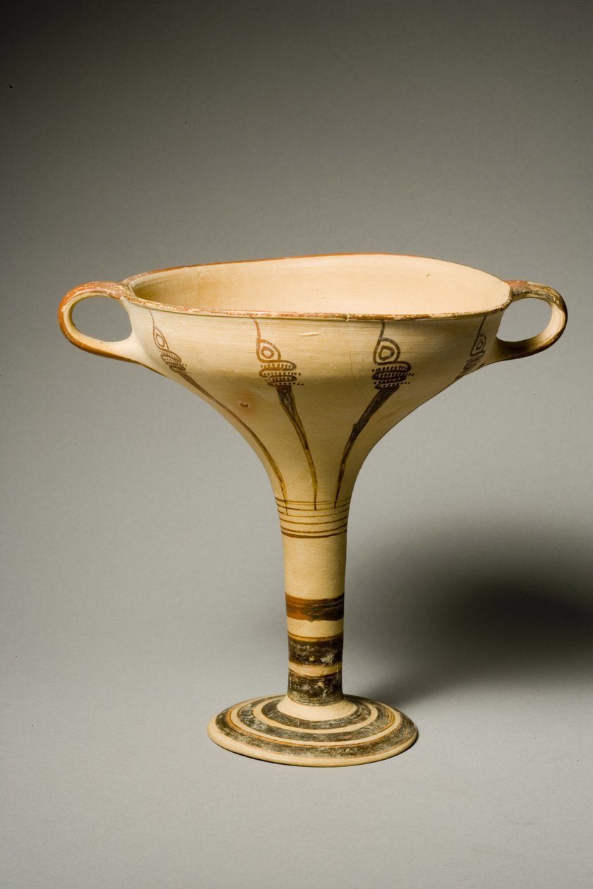 Varrellinen kylix (keraaminen) tekijältä Mycenaean