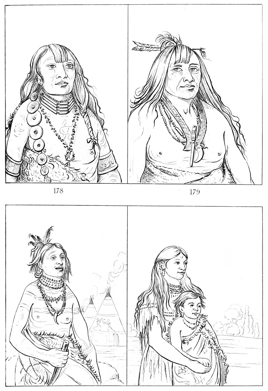 Kiowas, 1841. tekijältä Myers and Co