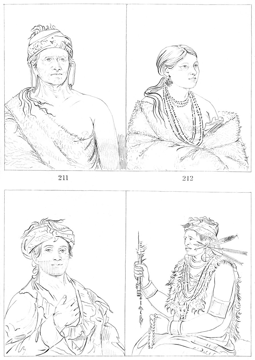 Shawnees, 1841. tekijältä Myers and Co