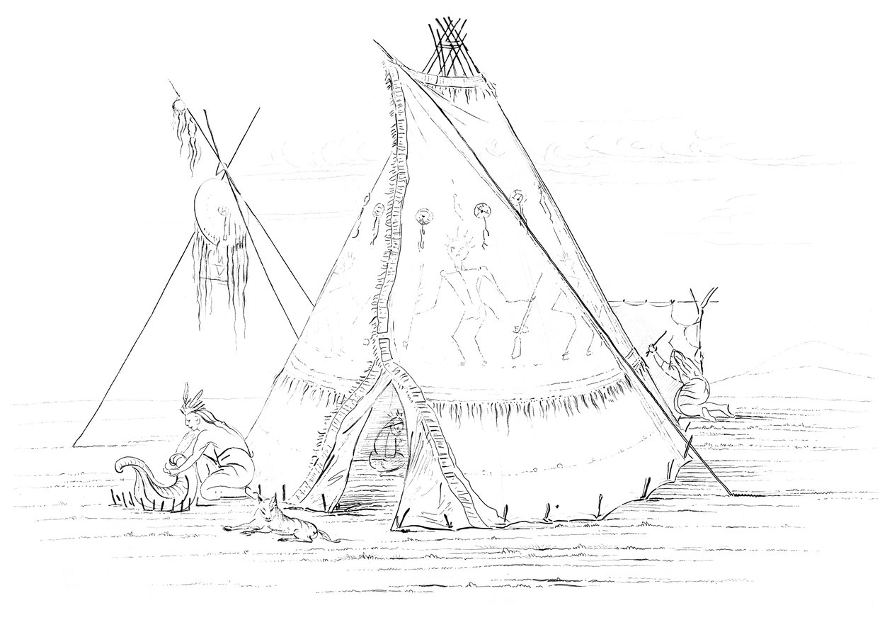Teepee, 1841. tekijältä Myers and Co