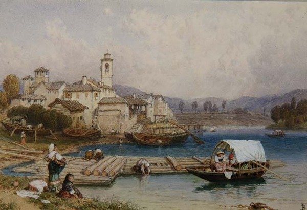 Maggiore-järvi tekijältä Myles Birket Foster