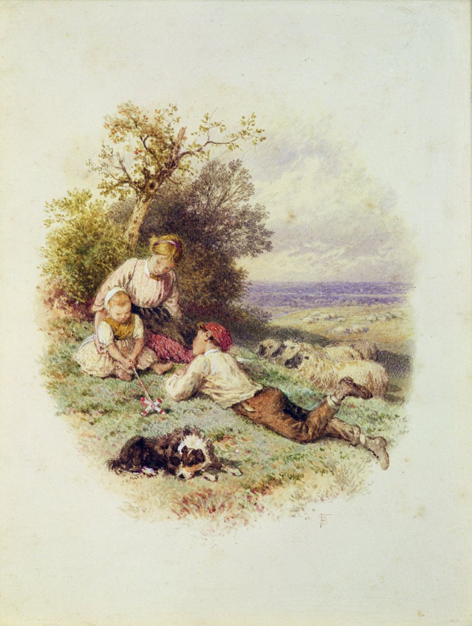 Nuori paimen tekijältä Myles Birket Foster