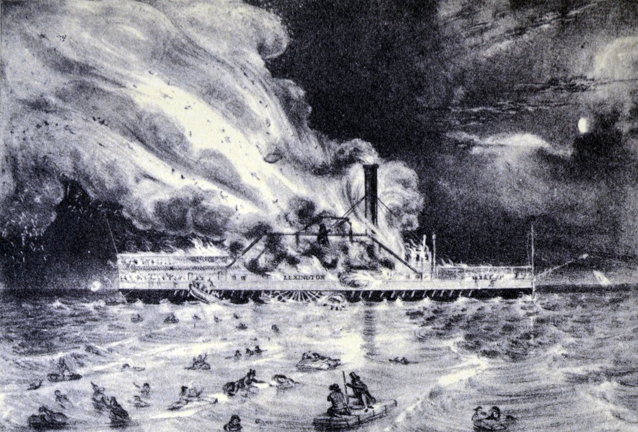 Currier & Ives Illustration 19th Century. Lexington, nurmikon suuri hallitsija ja kilpaurheilijoiden isä. tekijältä N. and Ives, J.M. Currier