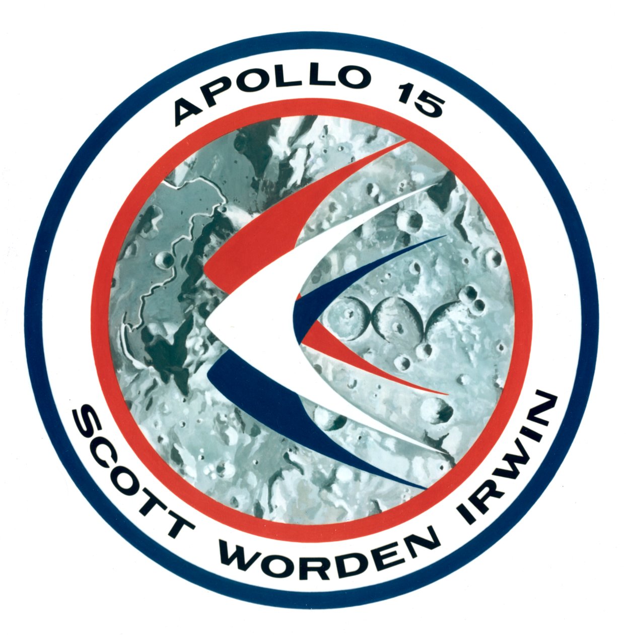 Apollo 15:n kuulähetystunnus, 1971. tekijältä NASA Images