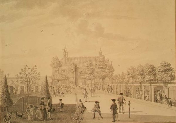 Golfkenttä Stadlander Innin takana Amsterdamissa tekijältä N.M. Aertman