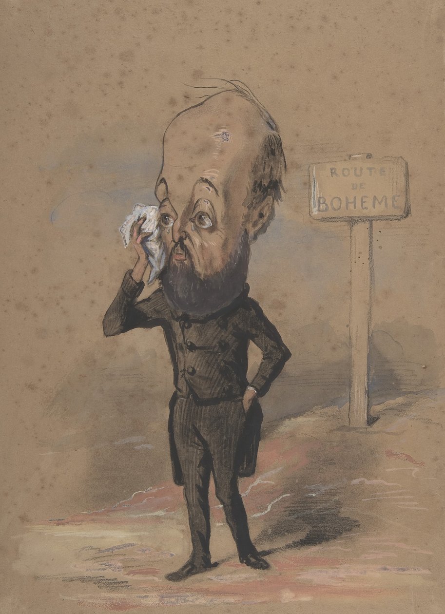 Henri Mürgerin karikatyyri, 1849-61. tekijältä Nadar
