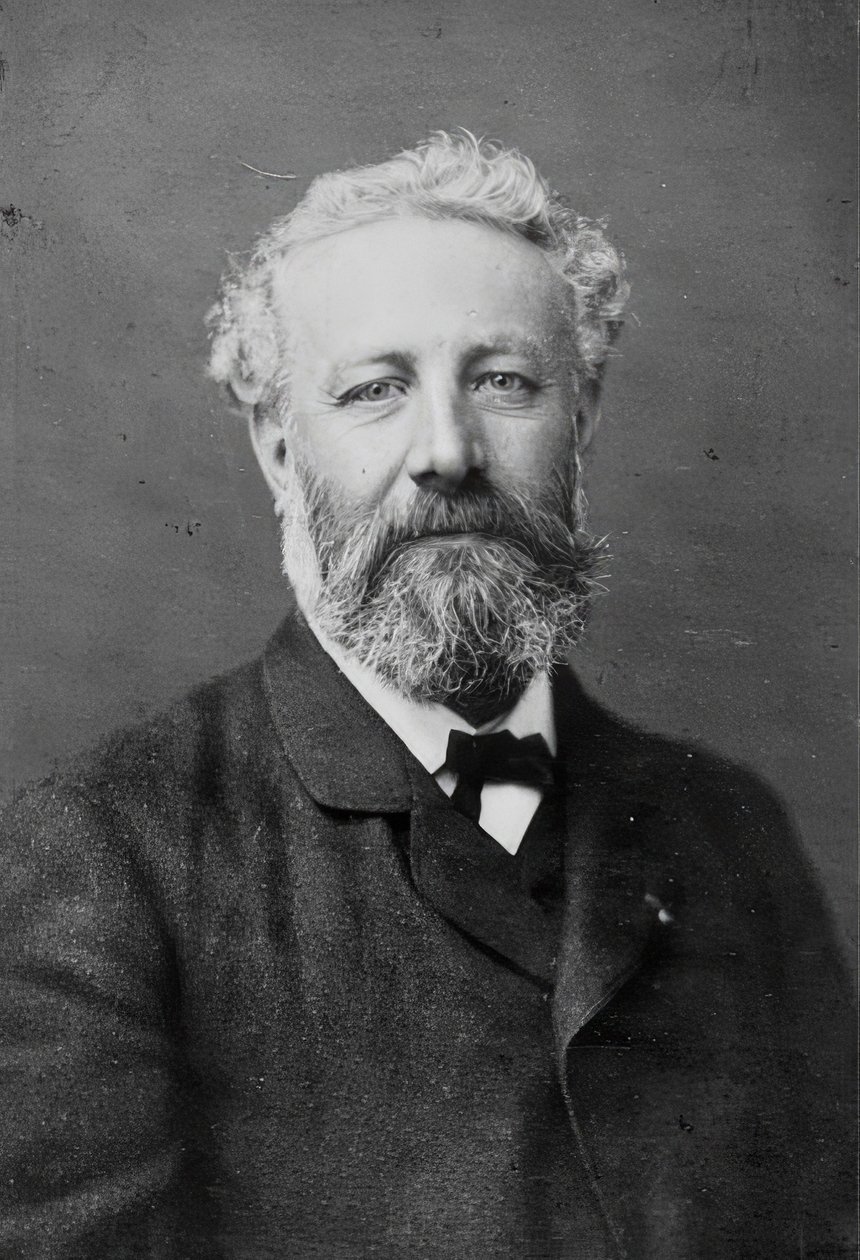 Jules Verne (1828-1905). ranskalainen kirjailija. Noin 1880 tekijältä Nadar