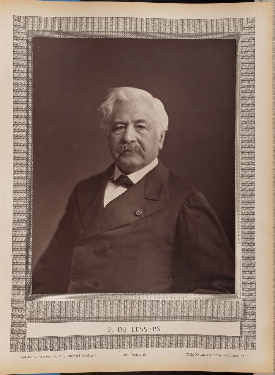 F. de Lesseps tekijältä Nadar [Gaspard Félix Tournachon]