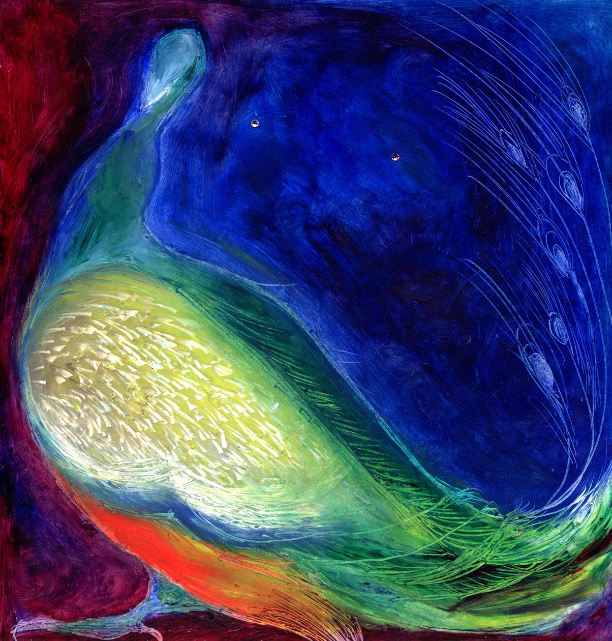 Starlight, 2012, (öljy ja timantti kortilla) tekijältä Nancy Moniz Charalambous