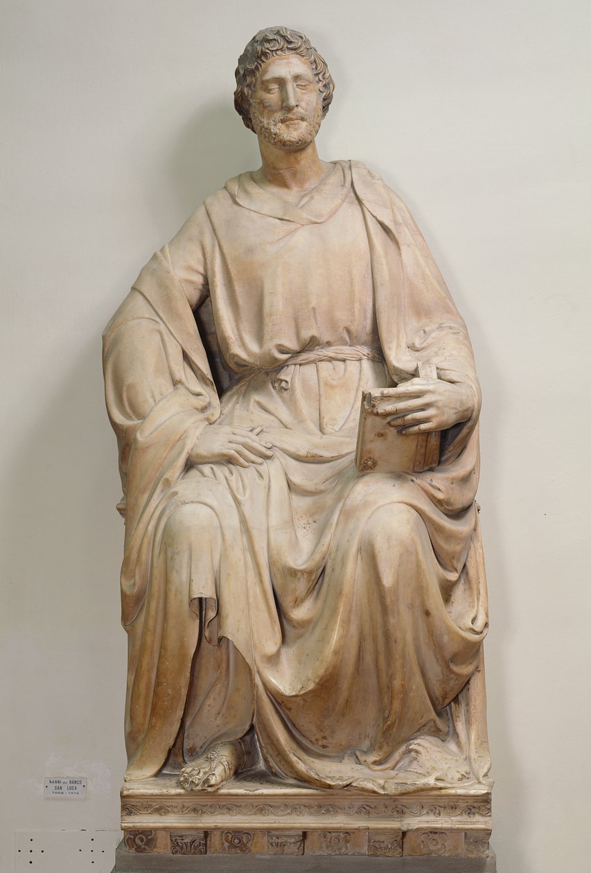 Pyhä Luke, 1415 (marmori) tekijältä Nanni di Banco