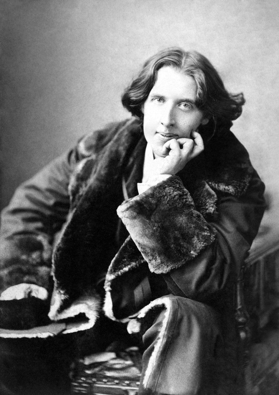 Oscar Wilde suosikkitakissaan, 1882 tekijältä Napoleon Sarony