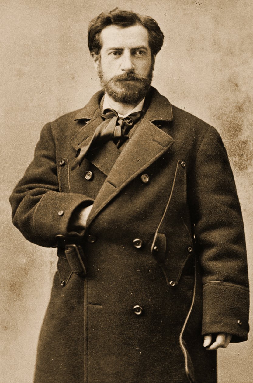 Frédéric Auguste Bartholdin muotokuva, n. 1880 tekijältä Napoleon Sarony