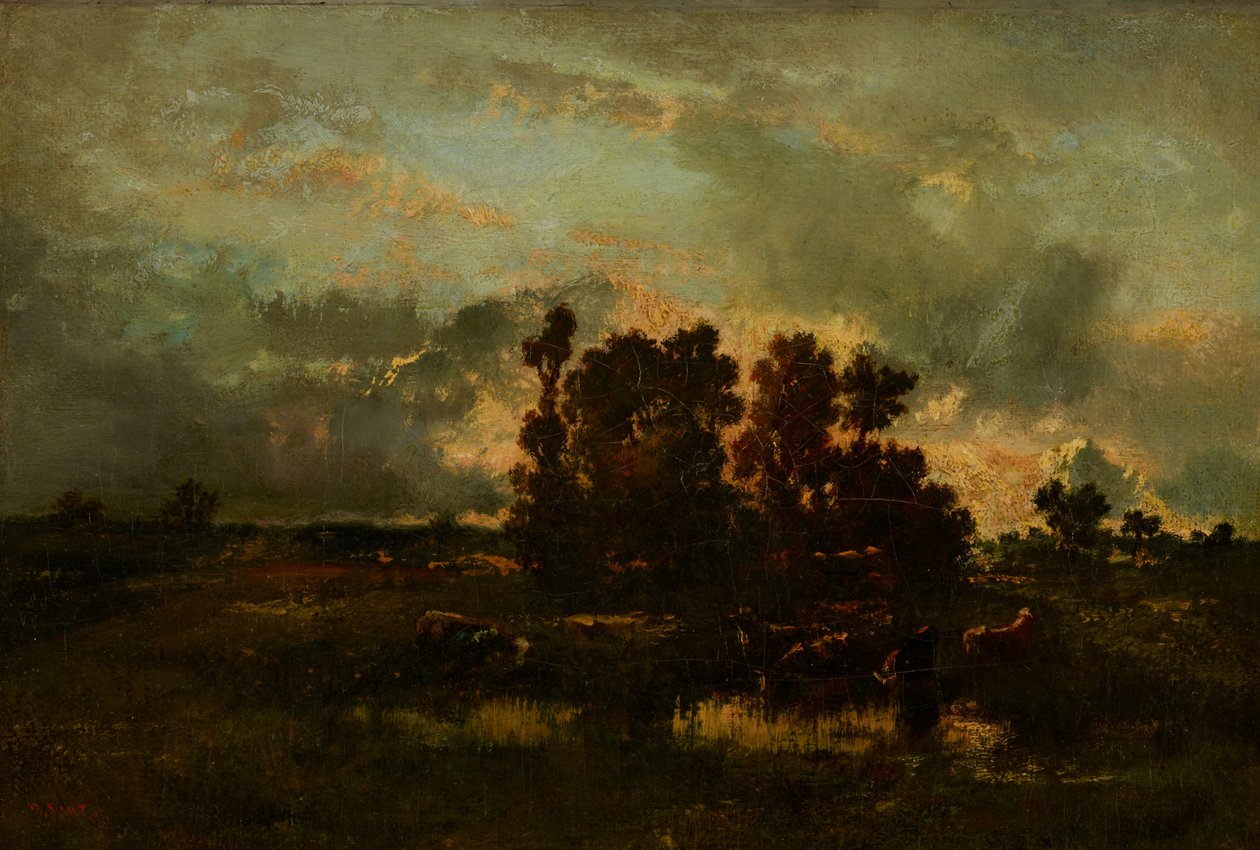 Märkä laidun, noin 1870 tekijältä Narcisse Virgile Diaz de la Peña